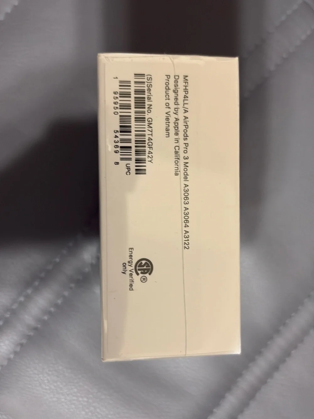 Apple AirPods Pro 3 White Wireless Earbuds with Charging Case